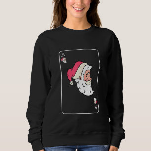 Jultomten Ace-spelkort X Mas Funny jul T Shirt