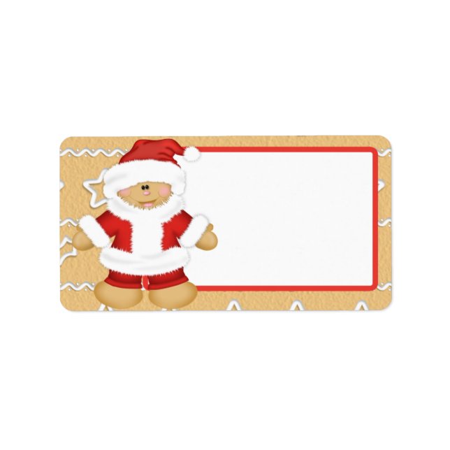 Jultomten Adressetikett (Framsidan)