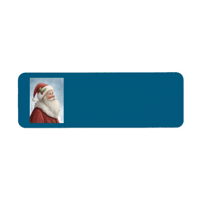 Jultomten Adressetiketter Returadress Etikett (Framsidan)