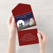 Jultomten Affärskort Mailer