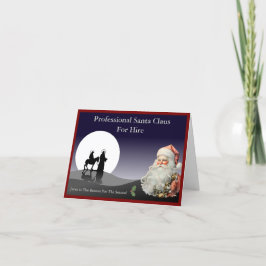 Jultomten Affärskort Mailer Helgkort