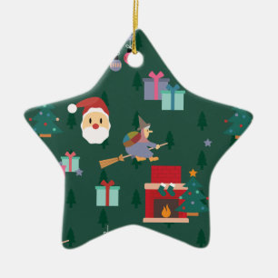 jultomten anana julgransprydnad keramik