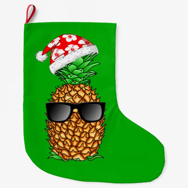 Jultomten ananas stor julstrumpa (Framsidan)