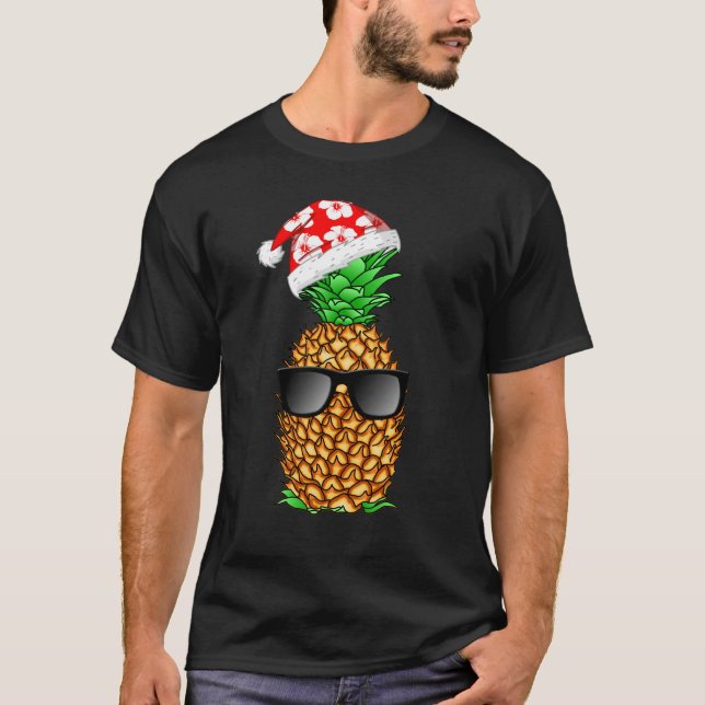 Jultomten ananas t-shirt (Framsida)