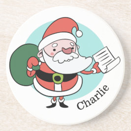 Jultomten anpassade namnsandstone underlägg