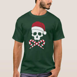 Jultomten Anpassade Skull T Shirt