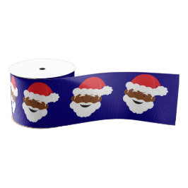 jultomten Ansikte Blue Brown Skin Jul