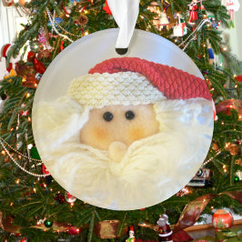 Jultomten Ansikte Cute Acrylic jul