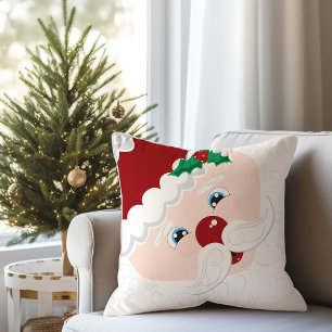 Jultomten Ansikte jul Kudde
