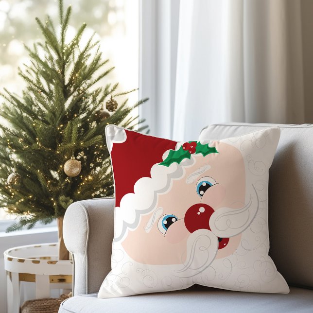 Jultomten Ansikte jul Kudde (Skapare uppladdad)