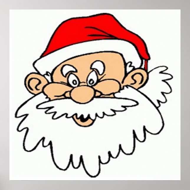 JULTOMTEN ANSIKTE POSTER (Framsidan)