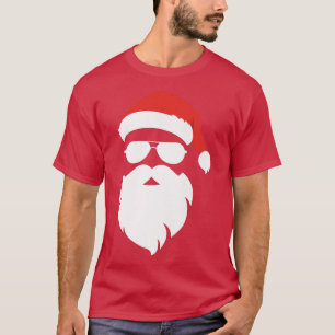 Jultomten Ansikte solglasögon med hatt Beard-funkt T Shirt