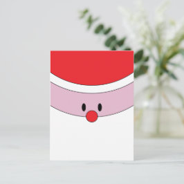 Jultomten Ansikte Vykort