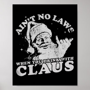 Jultomten är ingen lag när man dricker med poster