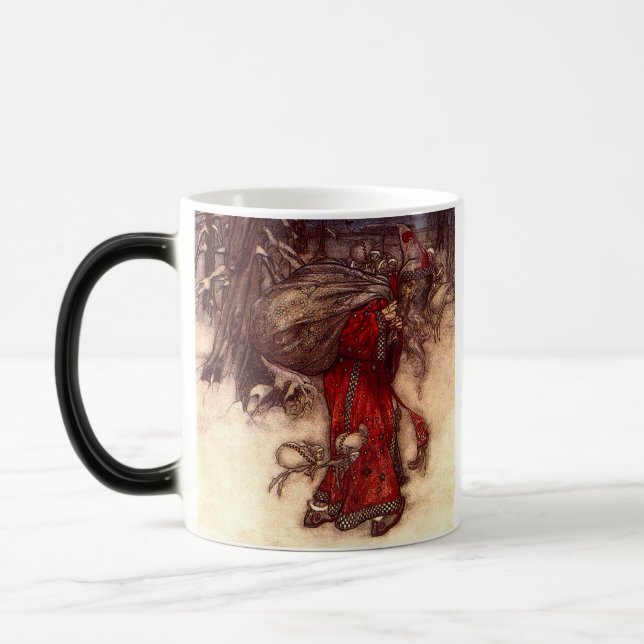Jultomten Arthur Rackham Magisk Mugg (Vänster)