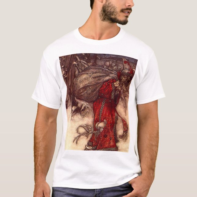 Jultomten Arthur Rackham T Shirt (Framsida)