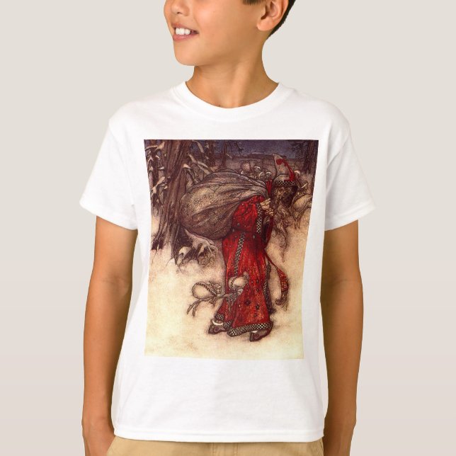 Jultomten Arthur Rackham T Shirt (Framsida)