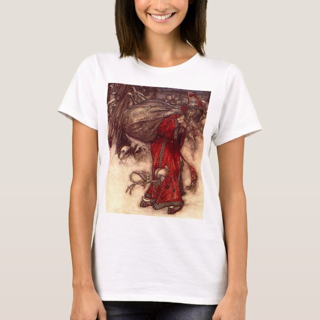 Jultomten Arthur Rackham T Shirt (Framsida)