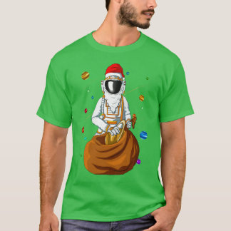Jultomten Astronaut Julafton jul T Shirt