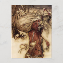 "Jultomten" av Arthur Rackham Vykort