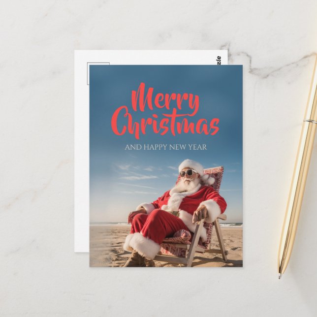 Jultomten Avslappning av benbalsordförandeskapet Vykort (Fram/Back In Situ)