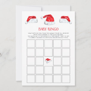 Jultomten Baby Bingo Baby Shower Game