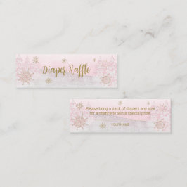 jultomten Baby jul Baby Diaper Raffle Mini Visitkort