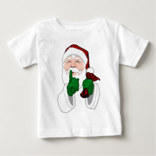 Jultomten Baby Shirt Roligt Santa Baby T-shirts