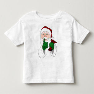 Jultomten Baby Shirt Roligt Småbarn Santa T-shirts