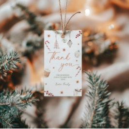 jultomten Baby Shower Presentetikett