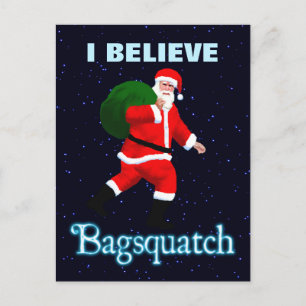 Jultomten - Bagsquatch Helg Vykort