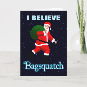 Jultomten - Bagsquatch Helgkort