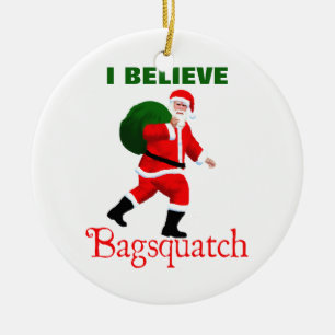 Jultomten - Bagsquatch Julgransprydnad Keramik