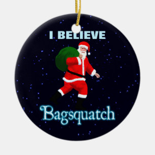 Jultomten - Bagsquatch Julgransprydnad Keramik