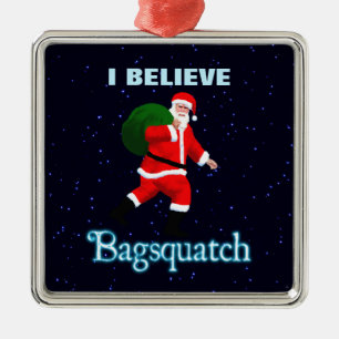 Jultomten - Bagsquatch Julgransprydnad Metall