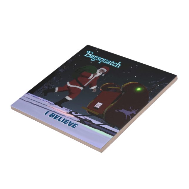 Jultomten - Bagsquatch Kakelplatta (Sidan)