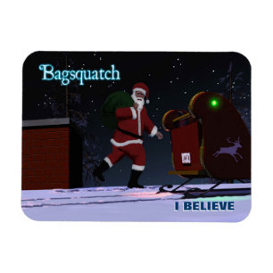 Jultomten - Bagsquatch Magnet