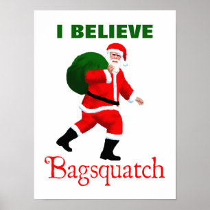 Jultomten - Bagsquatch Poster