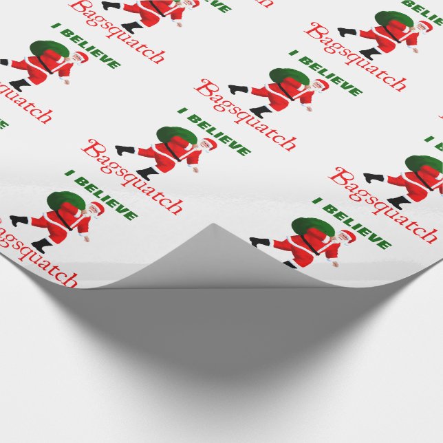 Jultomten - Bagsquatch Presentpapper (Hörn)