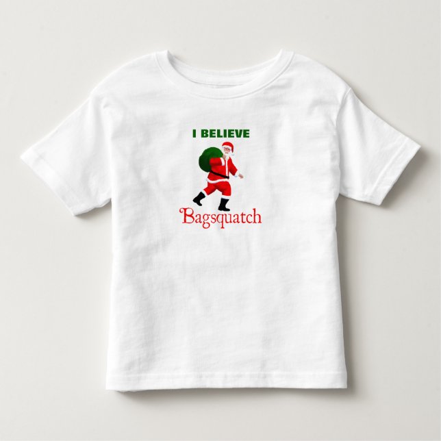 Jultomten - Bagsquatch Tee (Framsida)