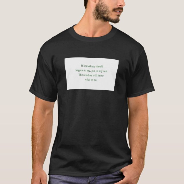 Jultomten (bak) t shirt (Framsida)
