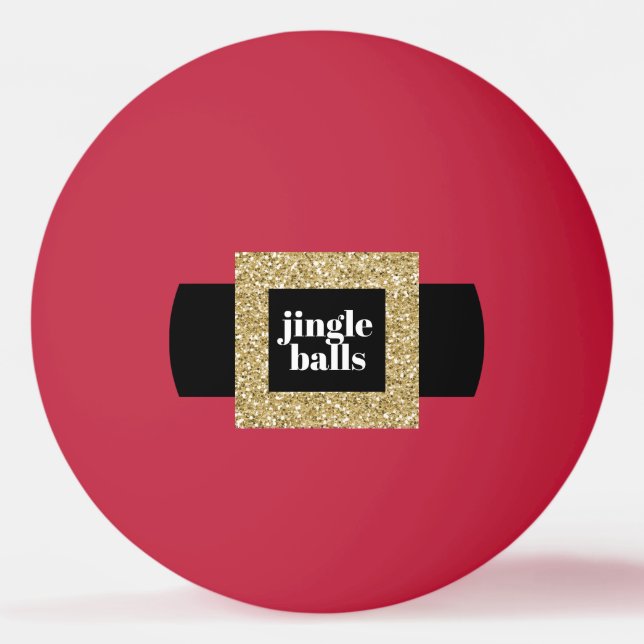 Jultomten Bälte Funny Bord Tennis Pingisboll (Framsidan)