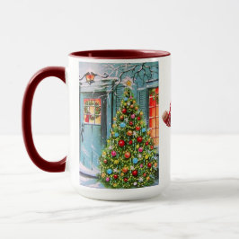 Jultomten Barn Photo Cute Gift for Grandma Mugg