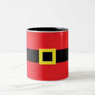 Jultomten Besselly med Bälte Buckle Jul Red Två-Tonad Mugg