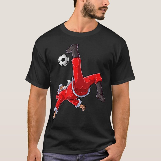 Jultomten Bicycle Kick Julafton Boys Manar T Shirt (Framsida)
