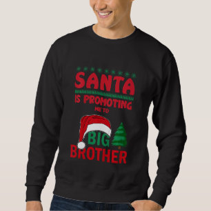 Jultomten Big som driver mig till broder A Lång Ärmad Tröja