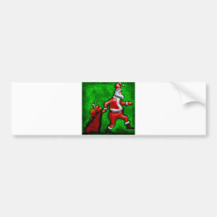 Jultomten Bildekal