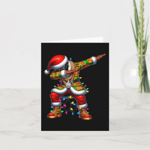 Jultomten Black African American Julafton Pajamas Kort