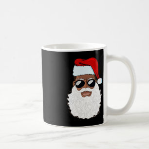 Jultomten Black Julafton Santa Afro African Americ Kaffemugg