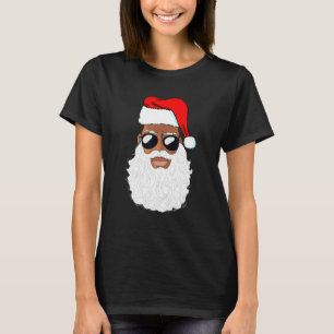Jultomten Black Julafton Santa Afro African Americ T Shirt